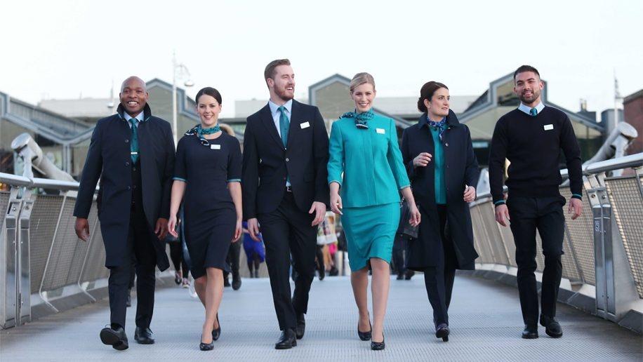 Les nouveaux uniformes d'Aer Lingus en 2020