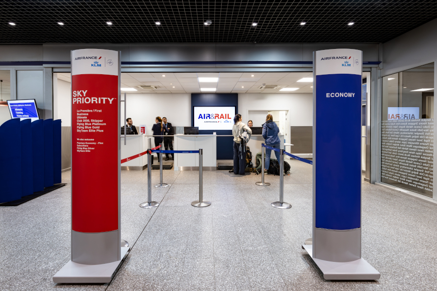 Air France et KLM ouvrent un nouveau salon Air&Rail à la gare de Bruxelles-Midi