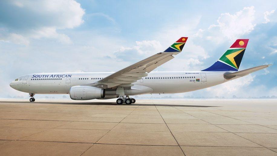 Un avion de South African Airways