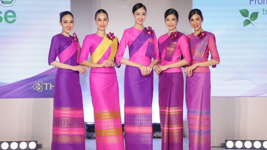 Thai Airways : nouvel uniforme de cabine recyclé