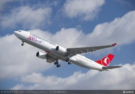 a330 300 turkish airlines 300eme avion