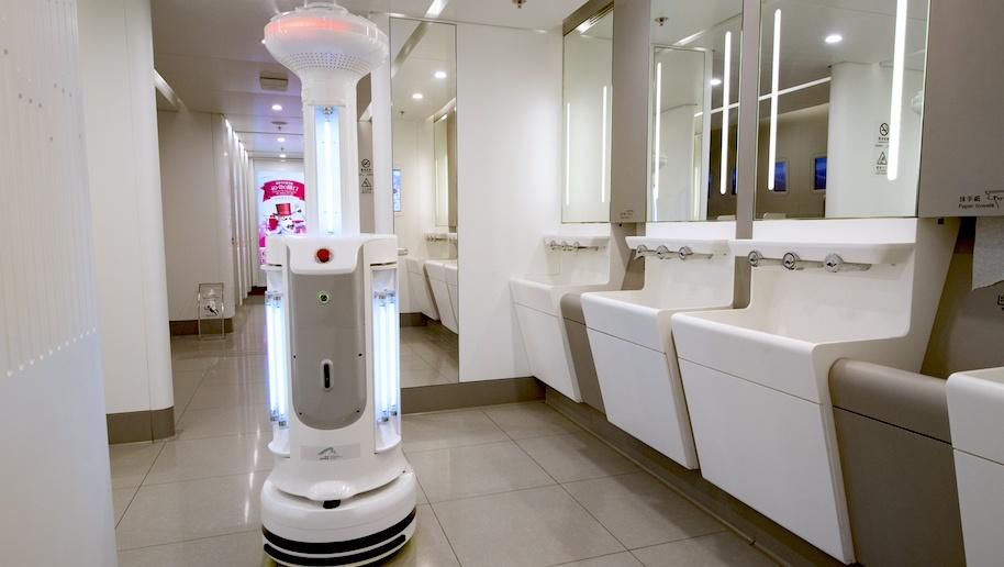 robots toilettes coronavirus