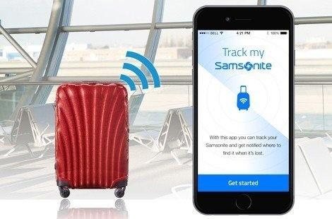 Samsonite développe une technologie de suivi de bagages