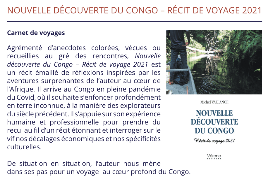 Nouvelle découverte du Congo : un récit d'un pays méconnu
