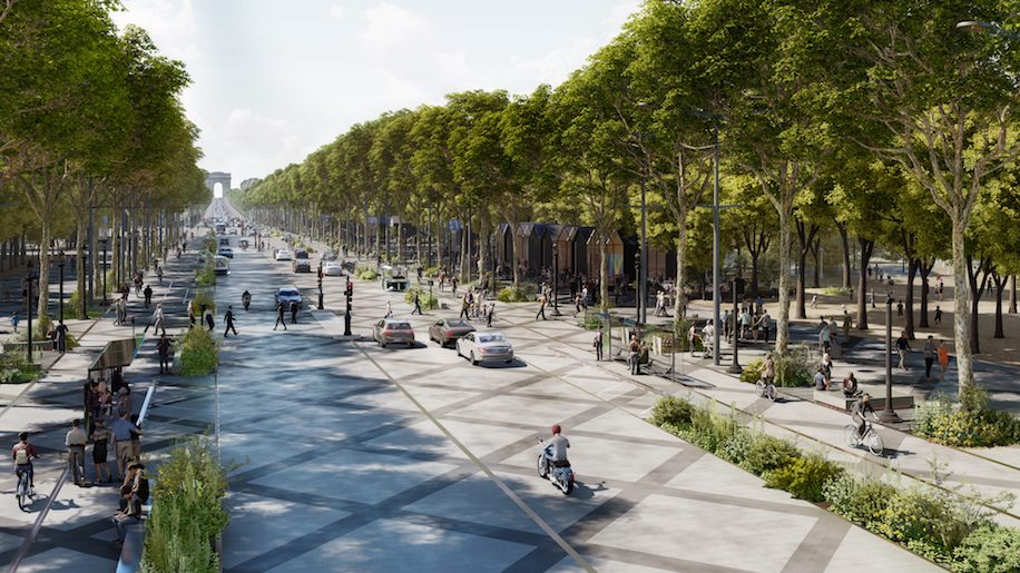 Les Champs Elysées vont se transformer en jardin extraordinaire
