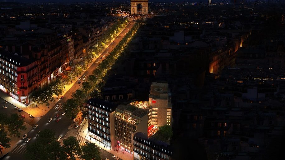 Le futur hôtel Citizen M des Champs Elysées