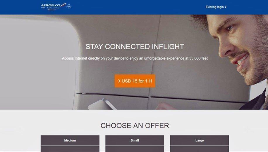 wifi aeroflot offres