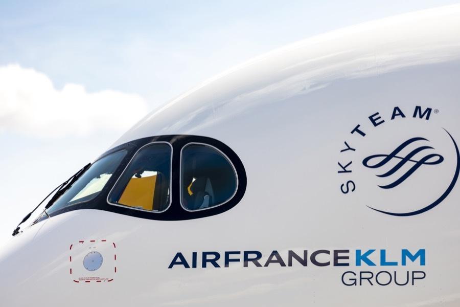 Le cockpit d'un avion d'Air France