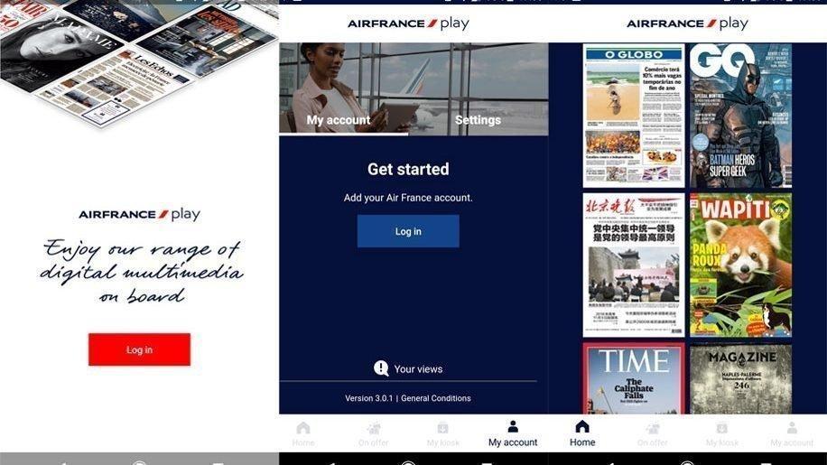 Air France ajoute de la musique à son appli mobile