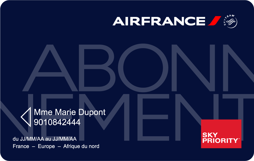 Air France  : cartes d'abonnement en promotion jusqu'au 10/10/2022