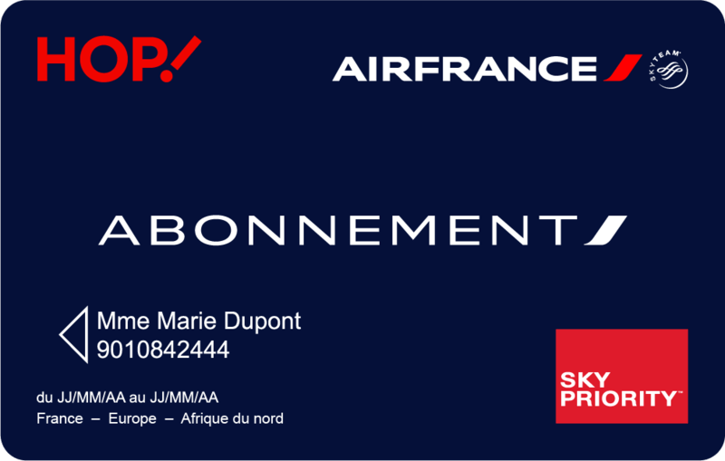 Air France: carte d'abonnement en promo jusqu'au 30/06/2019