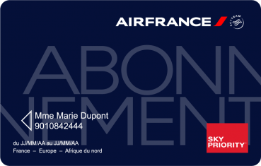 Air France : les cartes d'abonnement en promo jusqu'au 04/12/2019 