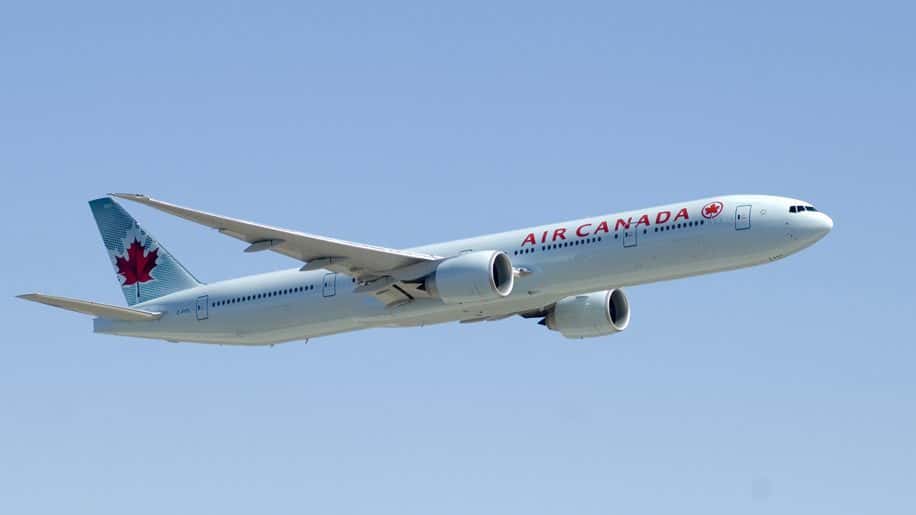 UN avion d'Air Canada