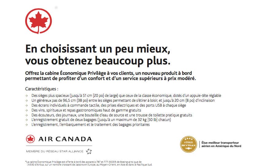 ecoprivilege aircanada