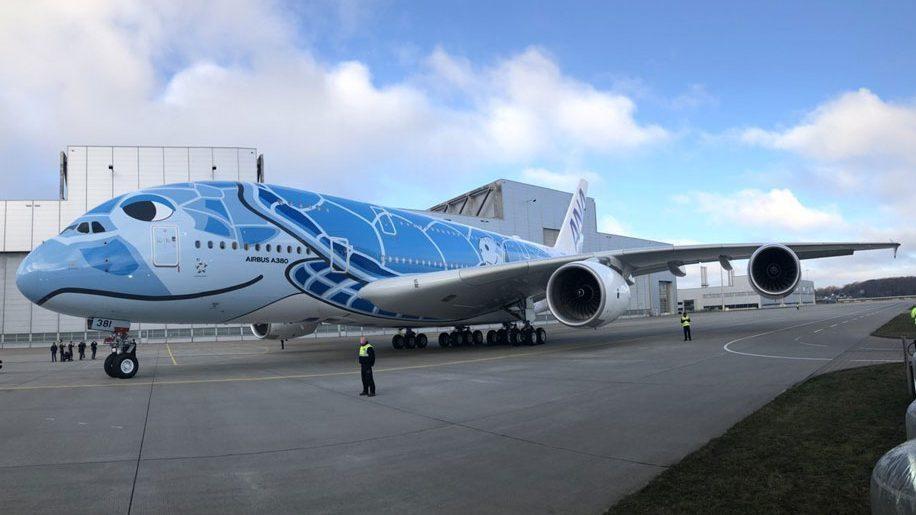 ANA dévoile la livrée de son A380