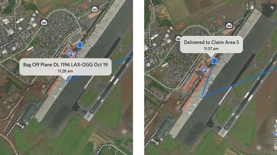 Delta localise vos bagages