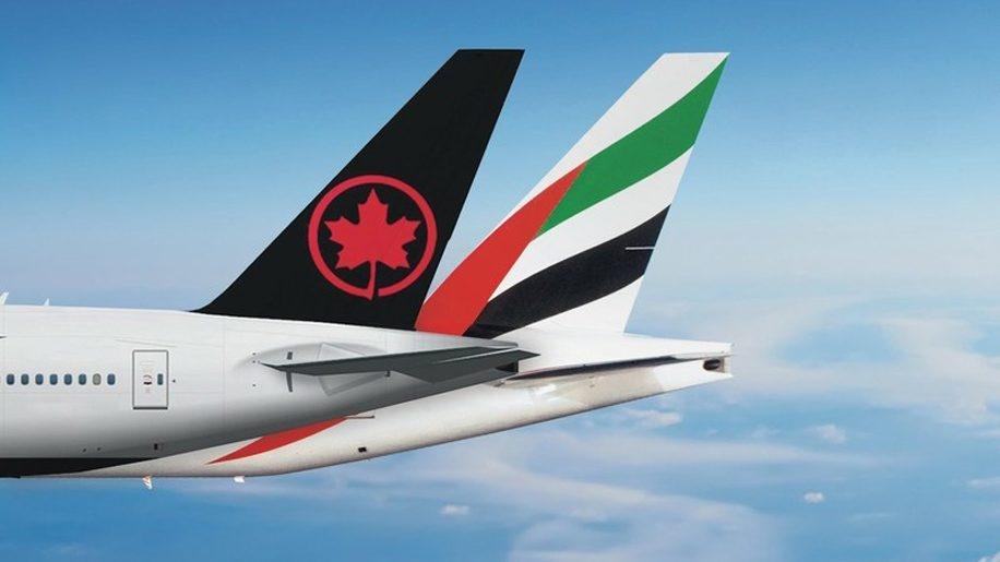 Emirates partage ses codes Avec Air Canada