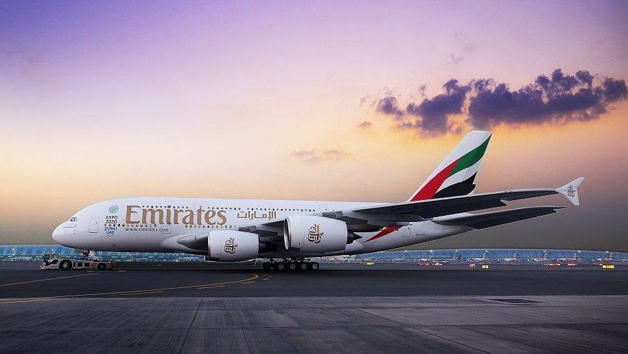 un A380 d'Emirates