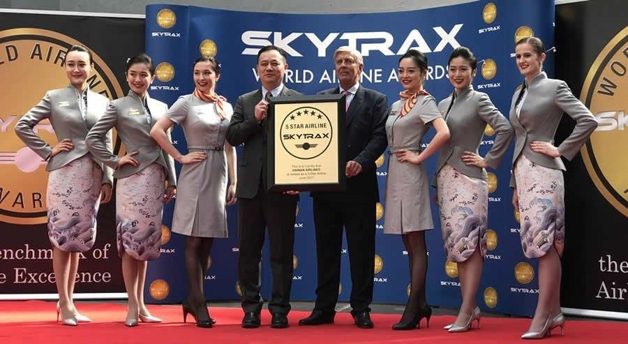 Hainan Airlines: compagnie 5 étoiles depuis 7 ans
