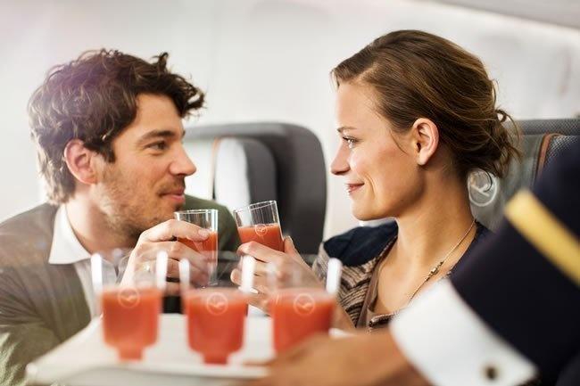 lufthansa premium economy boisson