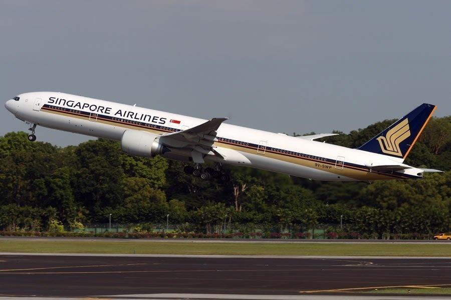 Un B777 de Singapore Airlines