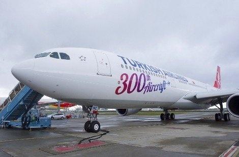turkish airlines 300eme nez a330