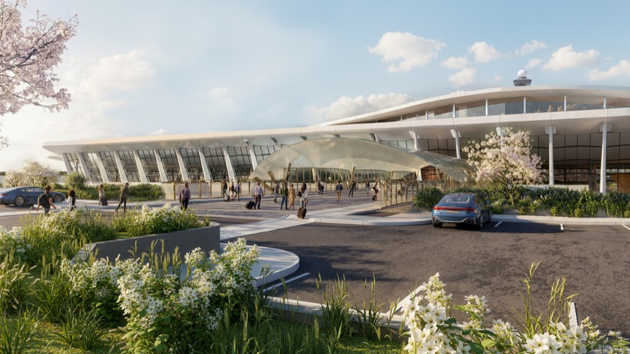 Washington Dulles Transformation Conceptual Rendering NorthFacadeSide July2026