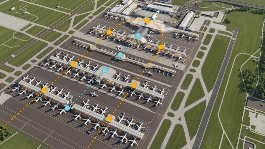 Washington Dulles Transformation ConceptualRendering SoutheastBirdseye July2026