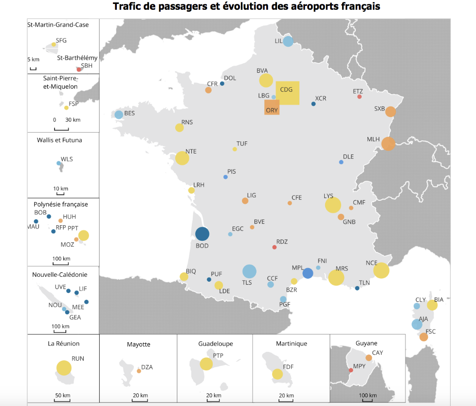 Bordeaux est l’aéroport dont le trafic a le plus chuté en 2025