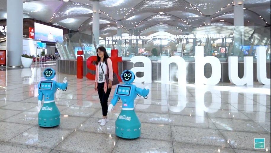 Des robots au nouvel aéroport d'Istanbul