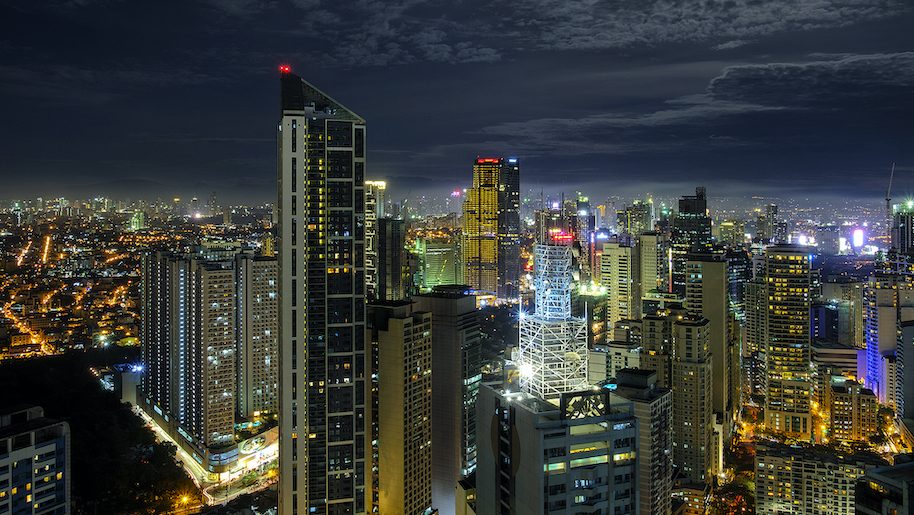 la ville de Manille aux Philippines