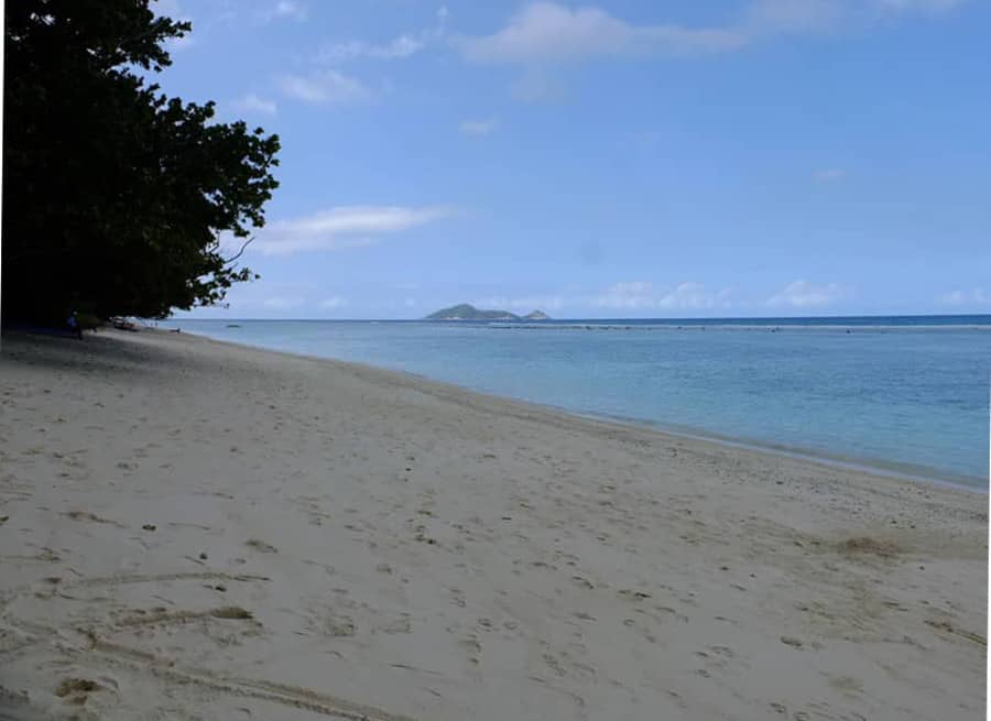 Une plage aux Seychelles
