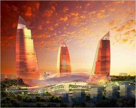 fairmont-bakou-hotel-en-forme-flamme