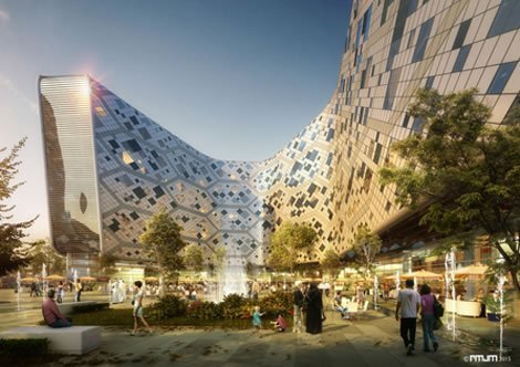 hilton dubai world central exterieur