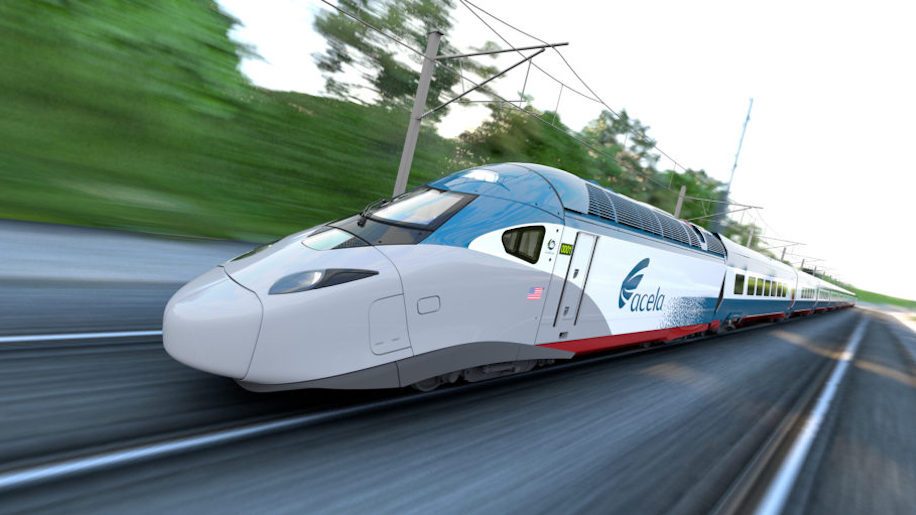 Amtrak présente ses nouveaux trains Acela