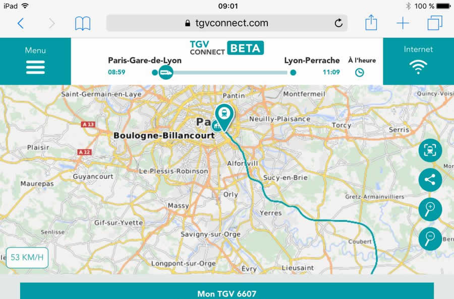 SNCF :  WiFi gratuit depuis le 15/12 dans les TGV